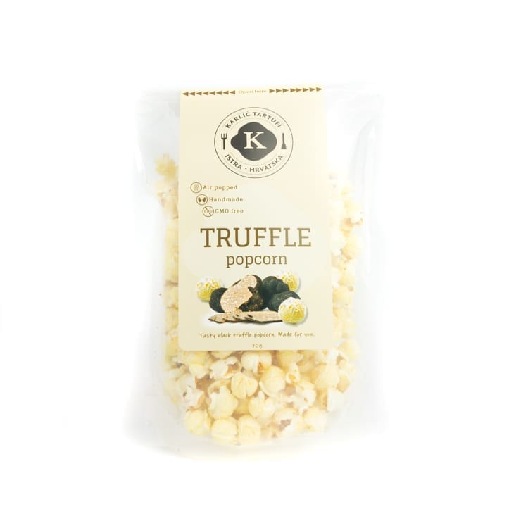 Trüffelpopcorn kaufen – Trüffelpopcorn Online bestellen -06 Trüffel Popcorn mit schwarzen Trüffeln 70g – Bild 1