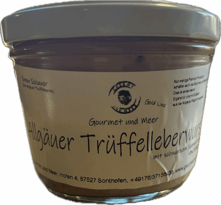 Objekt Gourmet Trüffel Leberwurst - Gourmet & Meer Goldline 200g – Bild 1