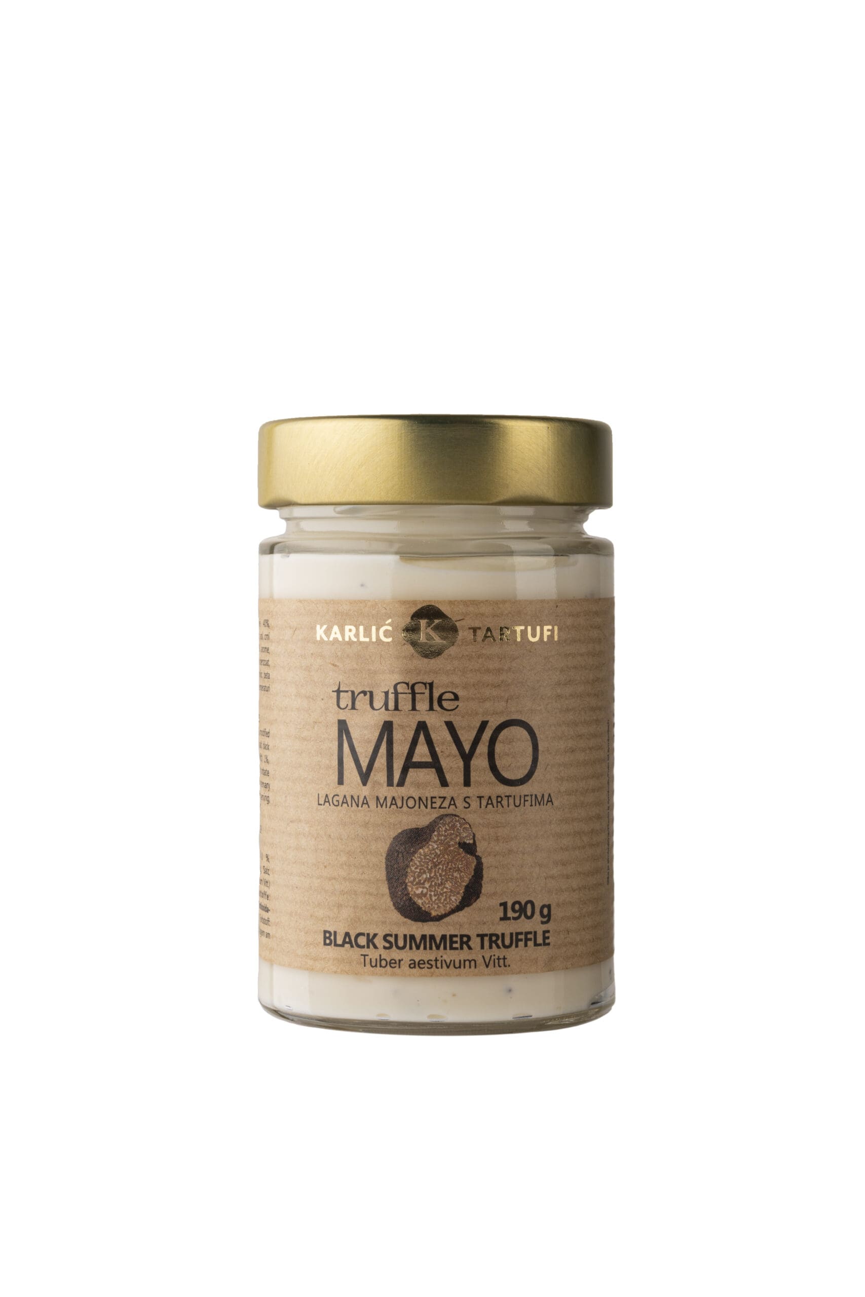 dejanhren-karlic-truffle-mayo-scaled Trüffel Mayonnaise / Mayonnaise mit schwarzem Sommer Trüffel 190g – Bild 1
