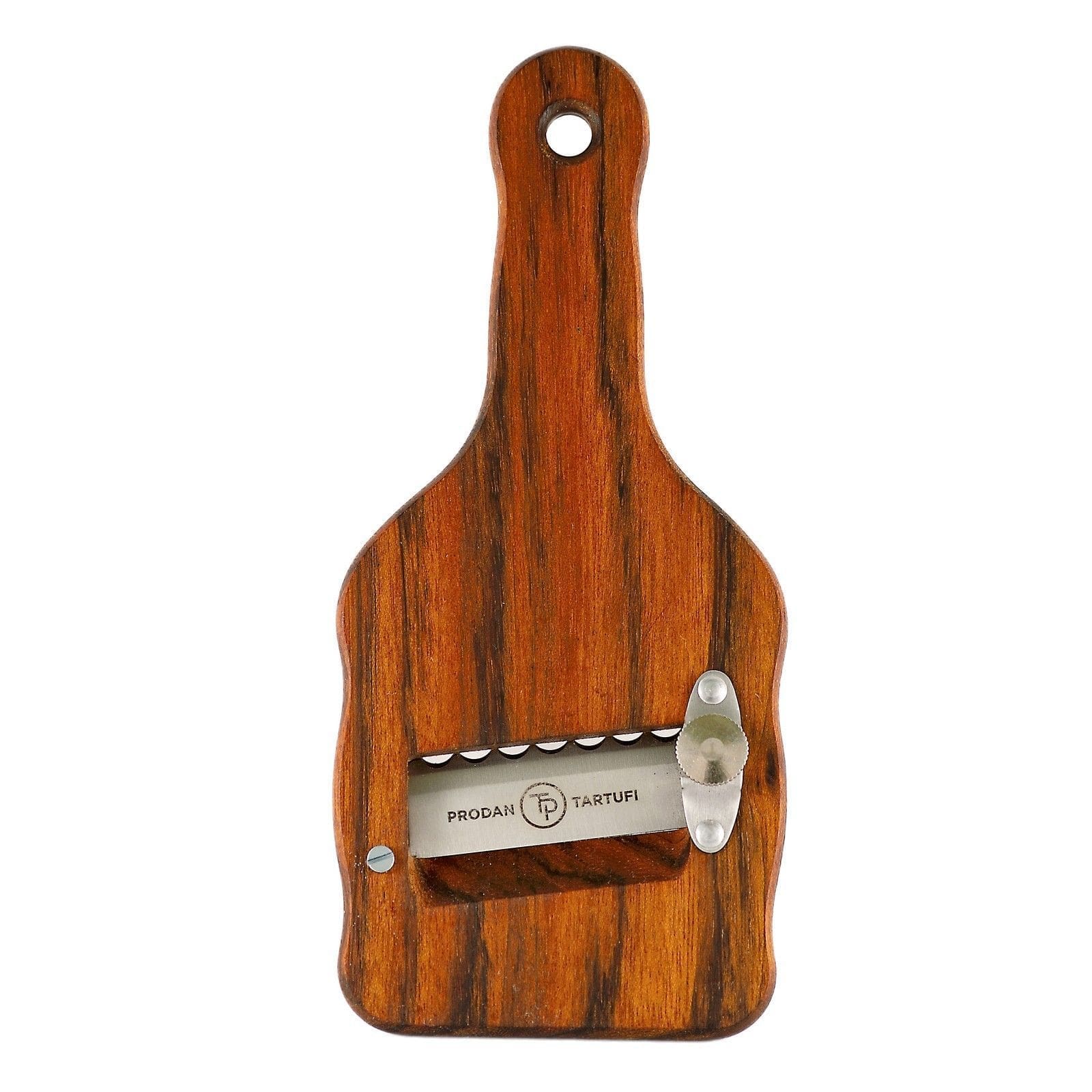 Trüffelschneider Schneider für Trüffel Teak-Holz – Bild 1