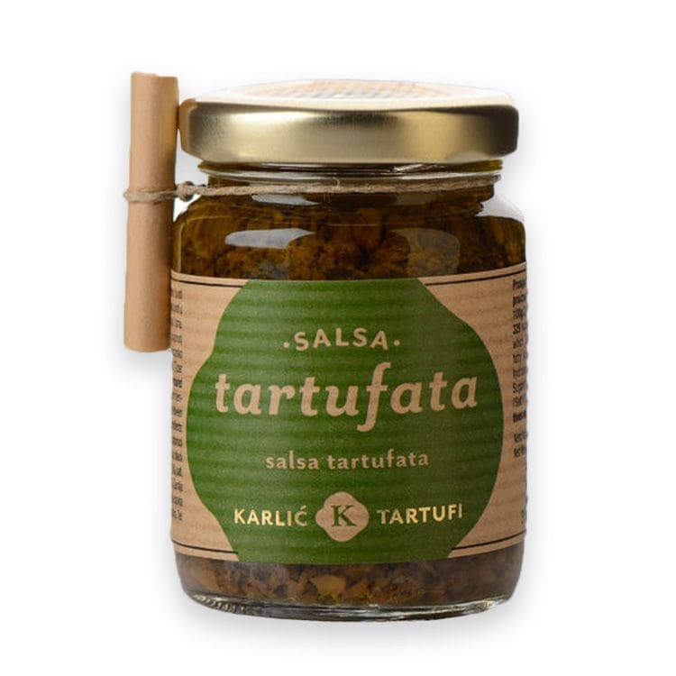 Salsa-Tartufata-Trueffel-_-Steinpitz-Pesto-90-gramm_ Salsa Tartufata (Trüffel / Steinpitz Pesto) 90 gramm – Bild 1